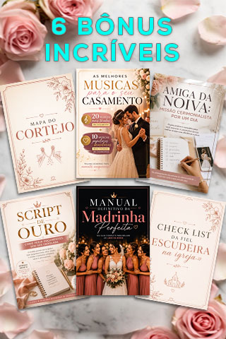 Mockup do ebook Guia da Noiva sobre mesa de mármore